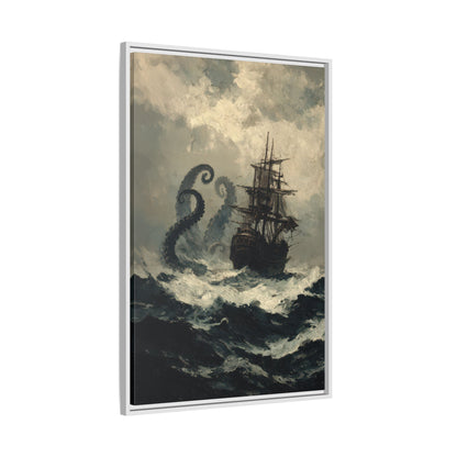 Framed Canvas - Into the Kraken’s Wake