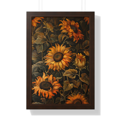 Framed Paper Print - Sunflower Glow