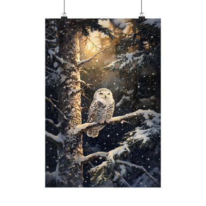 Silent Gaze Snow Owl