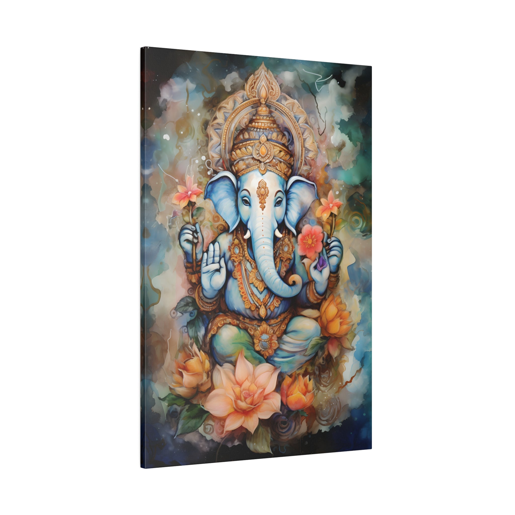 .75&quot; Matte Canvas - Ganesha&