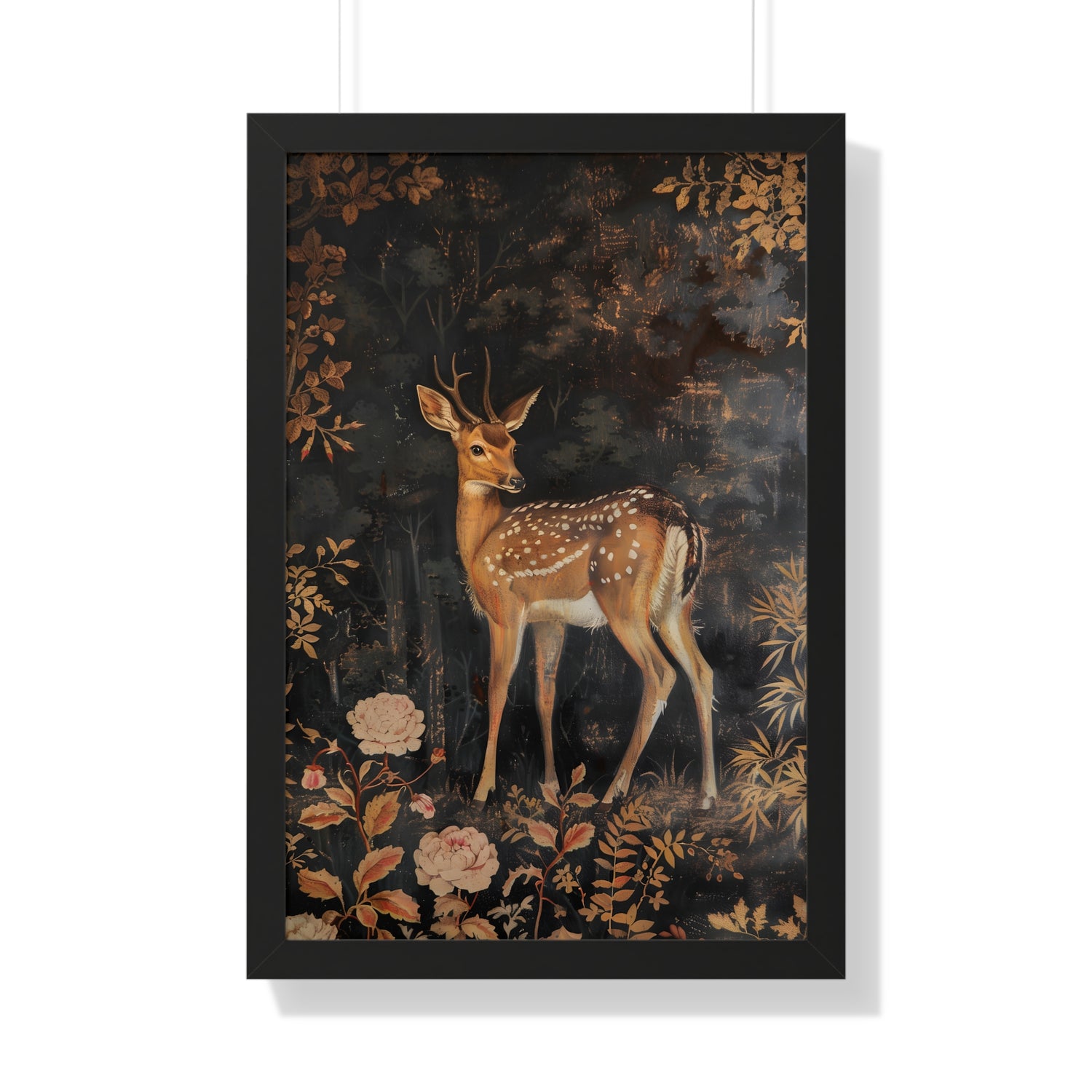 Framed Paper Print - Enchanted Forest Doe