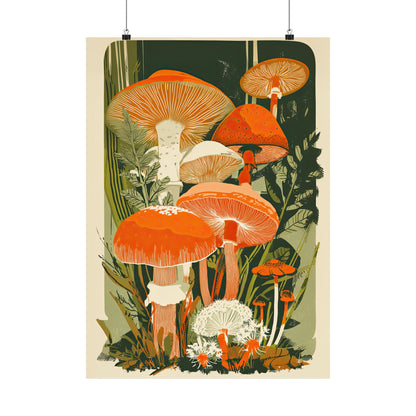 Groovy Woodland Mushrooms