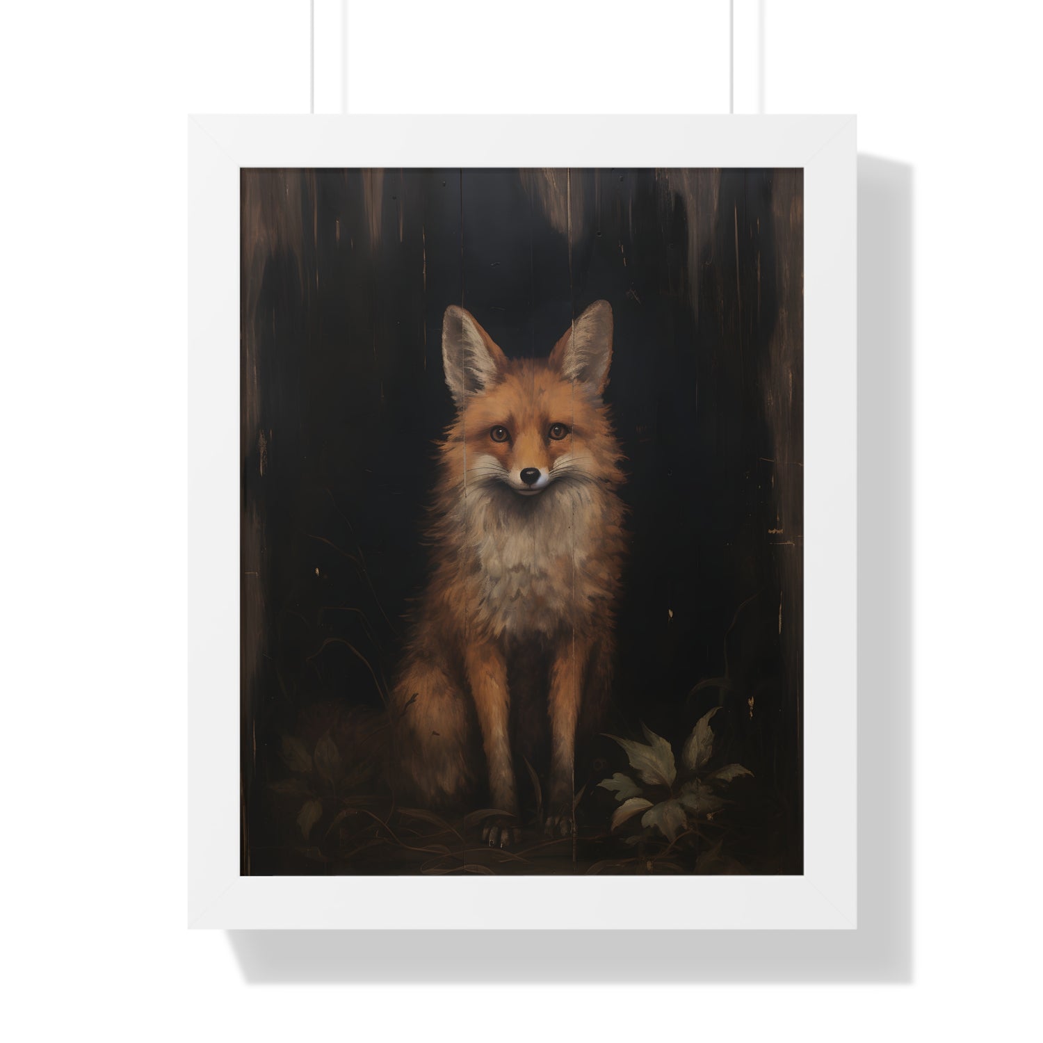 Framed Paper Print - Mystical Fox Gaze