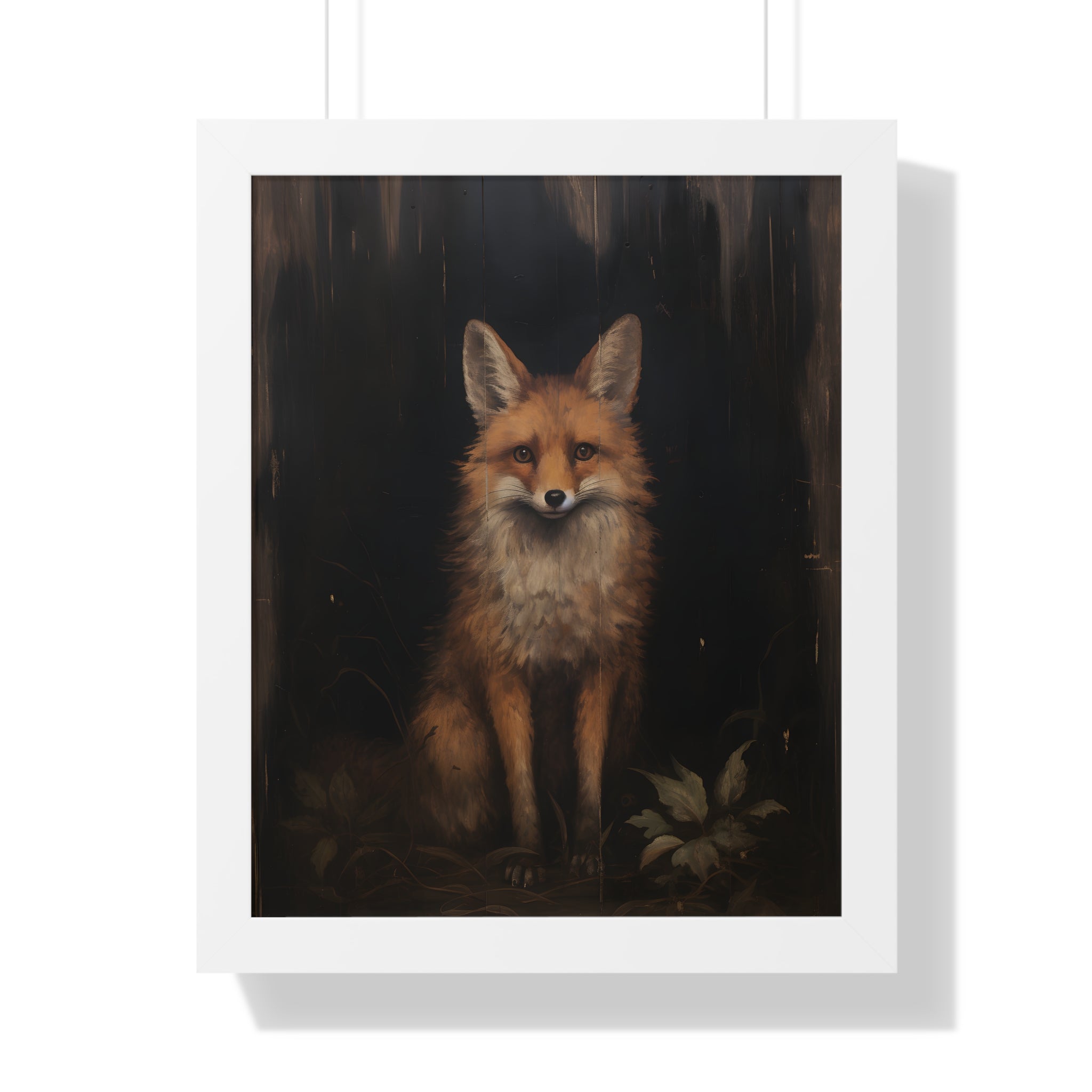 Framed Paper Print - Mystical Fox Gaze
