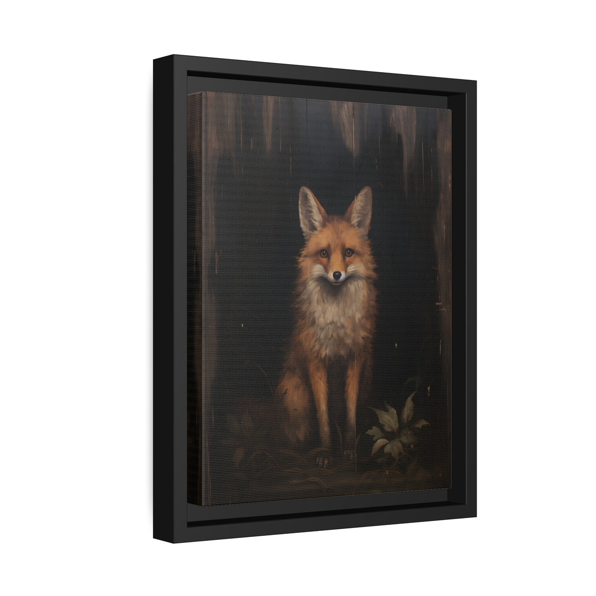 Framed Canvas - Mystical Fox Gaze