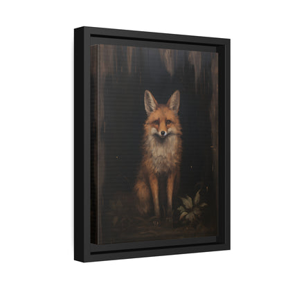 Framed Canvas - Mystical Fox Gaze