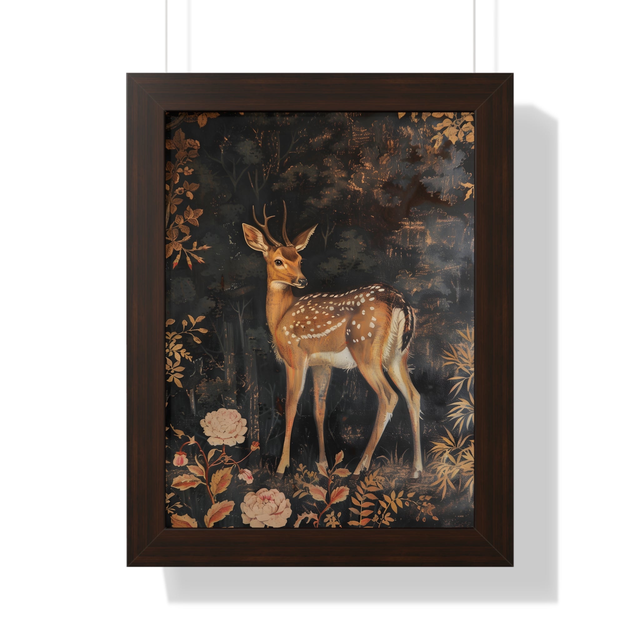 Framed Paper Print - Enchanted Forest Doe