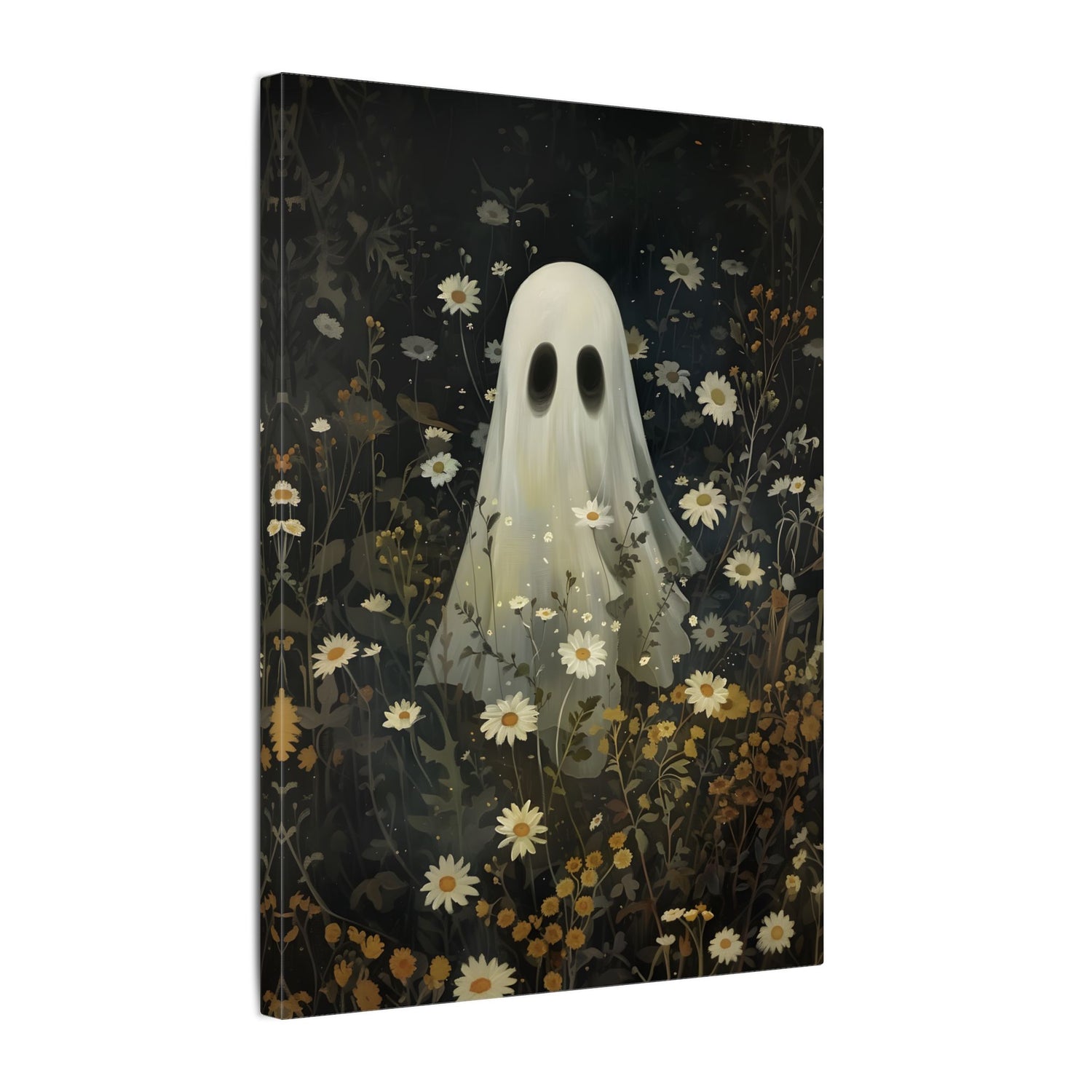 .75" Matte Canvas - Daisy Meadow Ghost