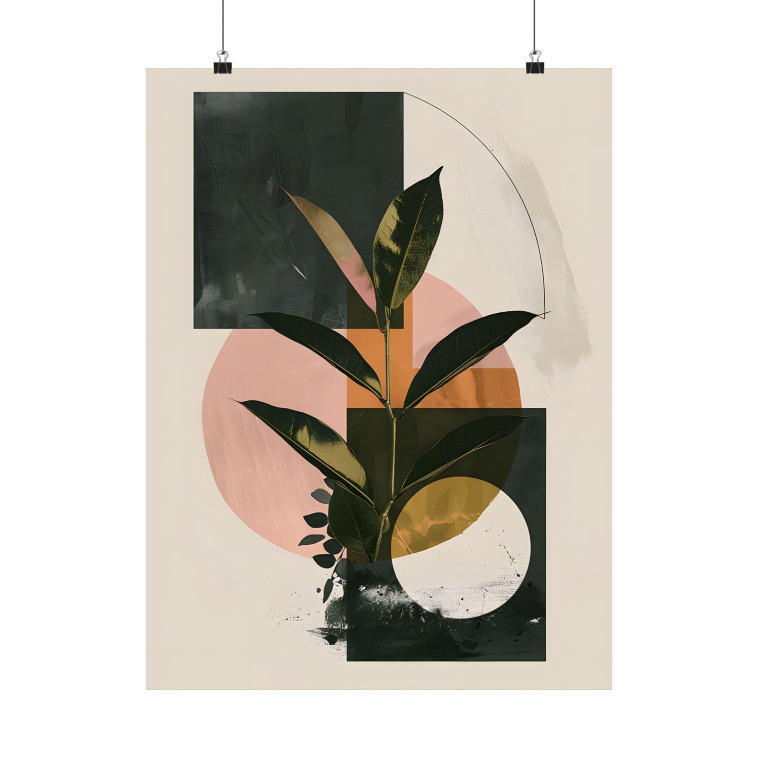 Blush Geometry Leafscape