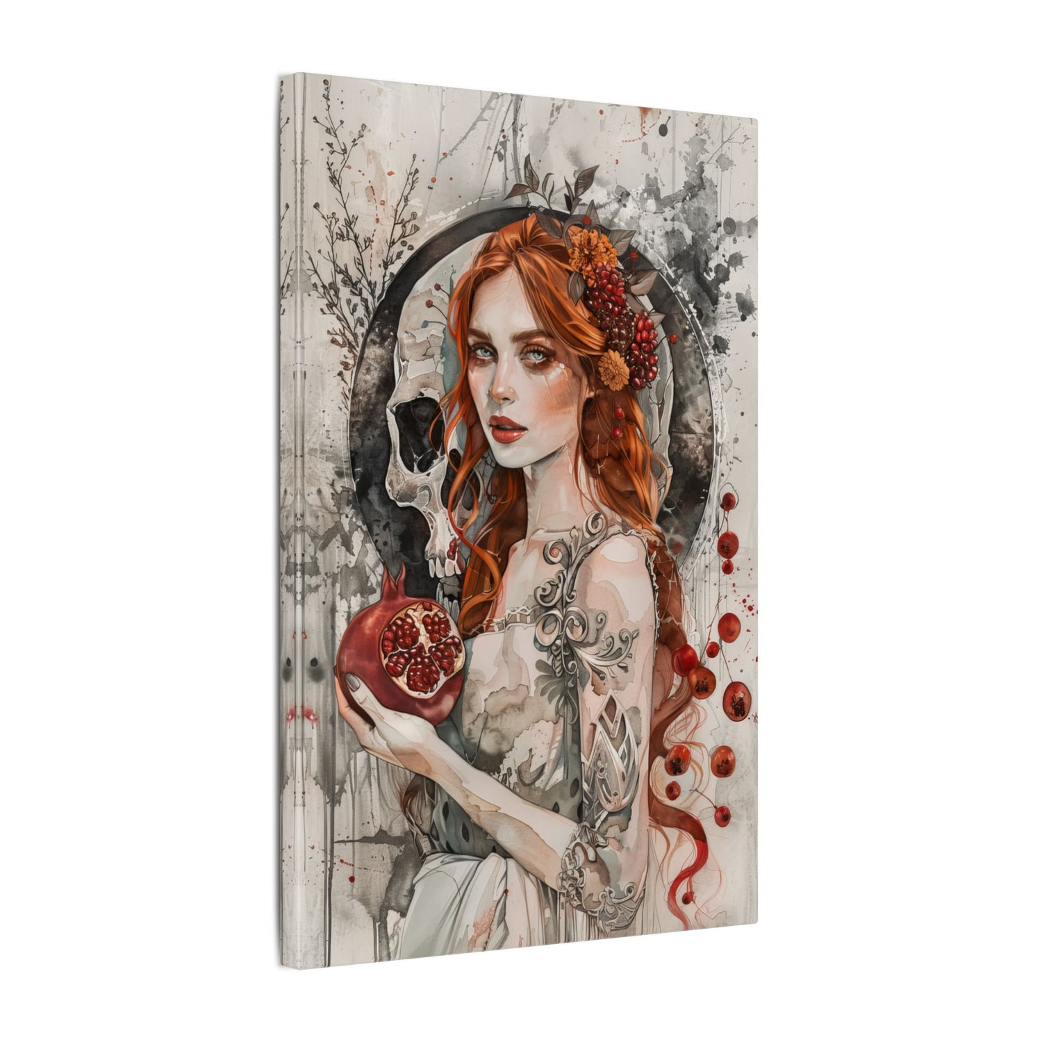 .75" Matte Canvas - Persephone’s Pomegranate Curse