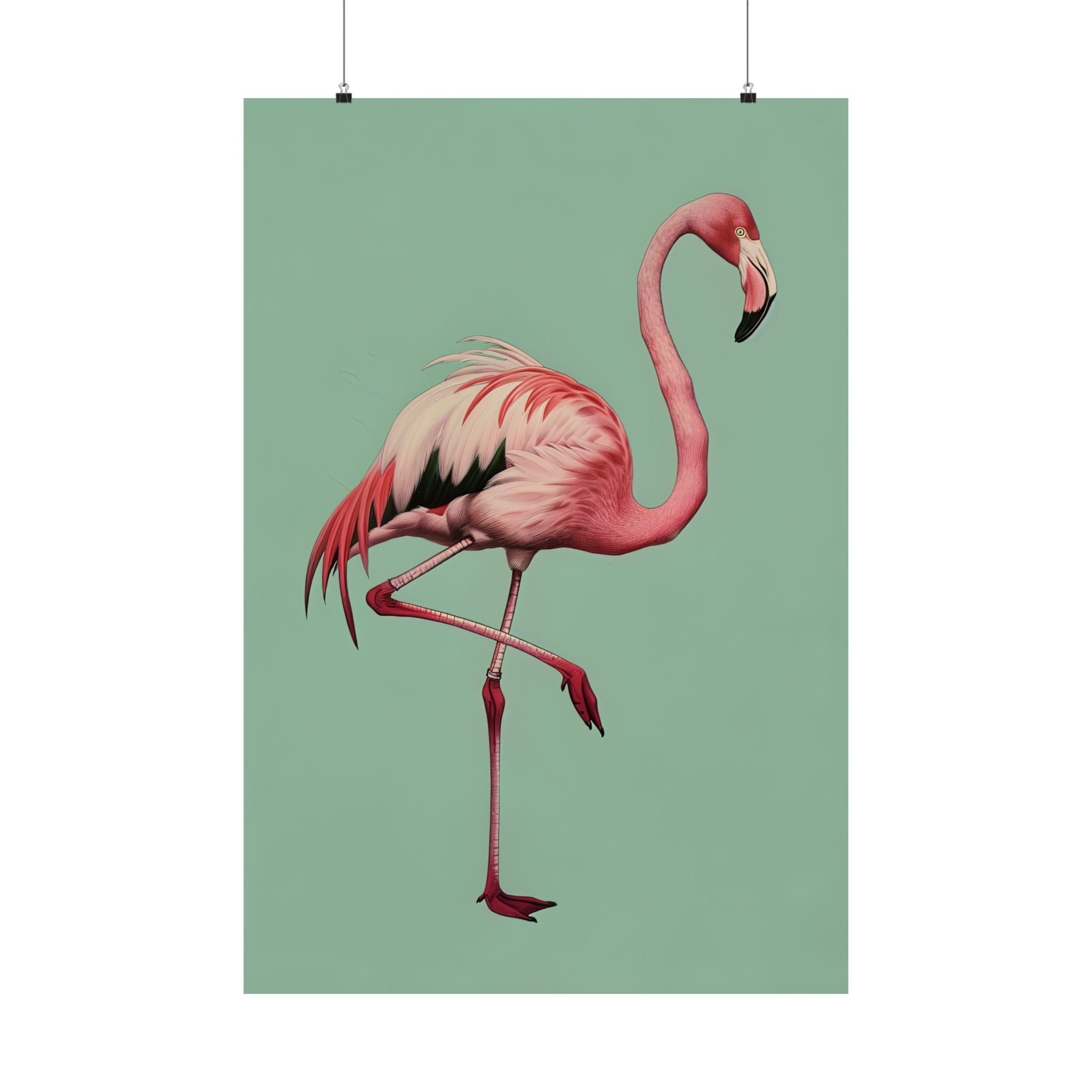 Pink Flamingo Tropical