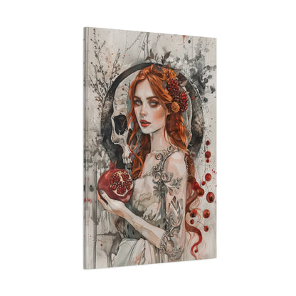 1.25" Matte Canvas - Persephone’s Pomegranate Curse