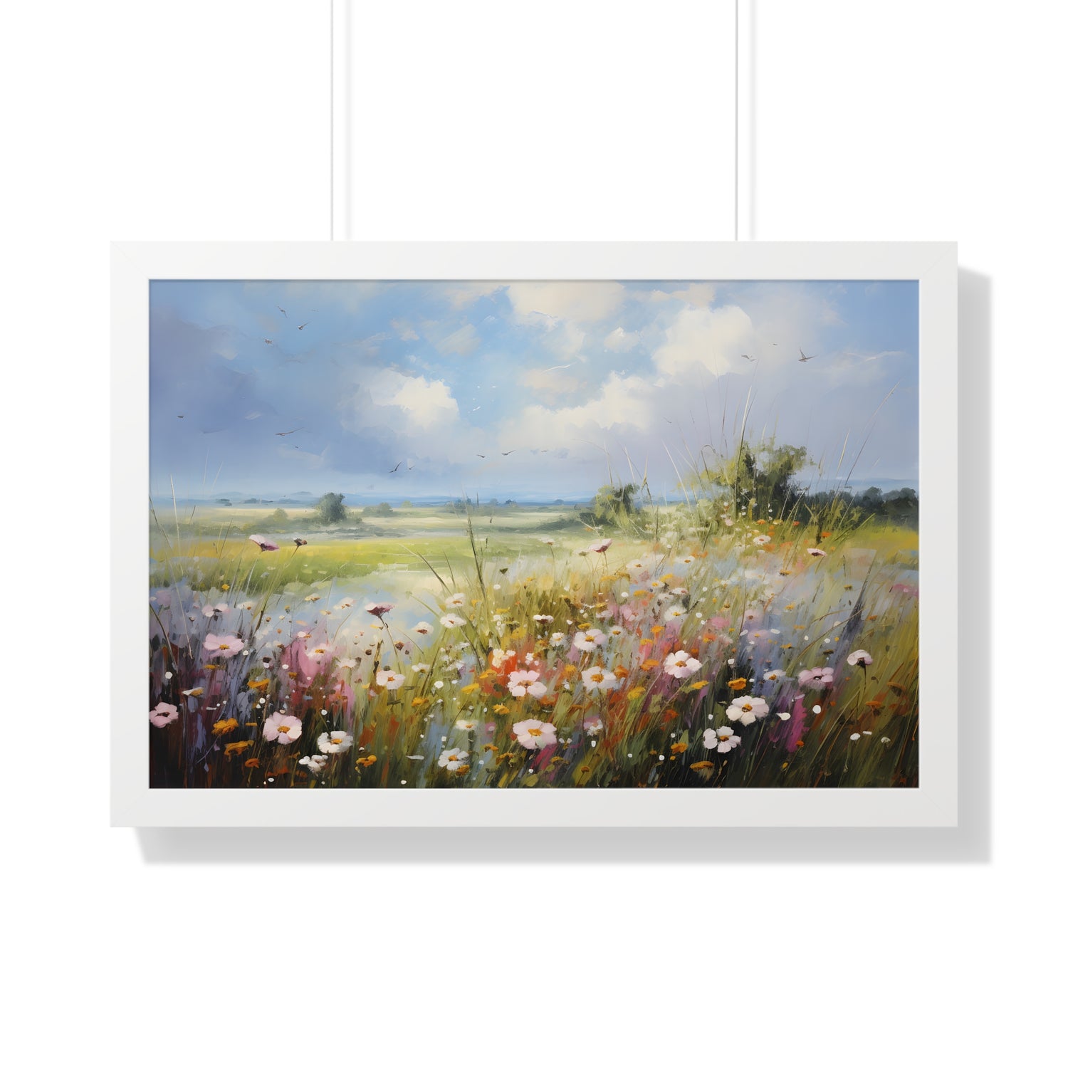 Framed Paper Print - Wildflower Whispers