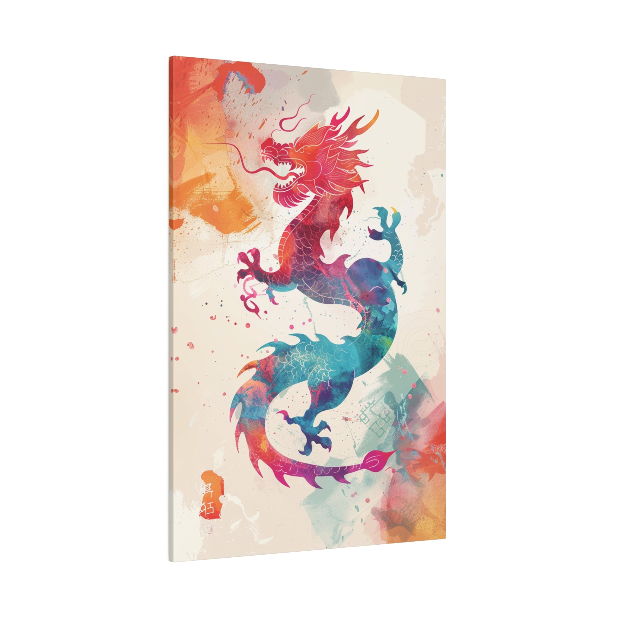 .75&quot; Matte Canvas - Dragon&