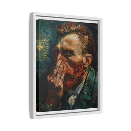 Framed Canvas - Van Gogh Stinky Glare