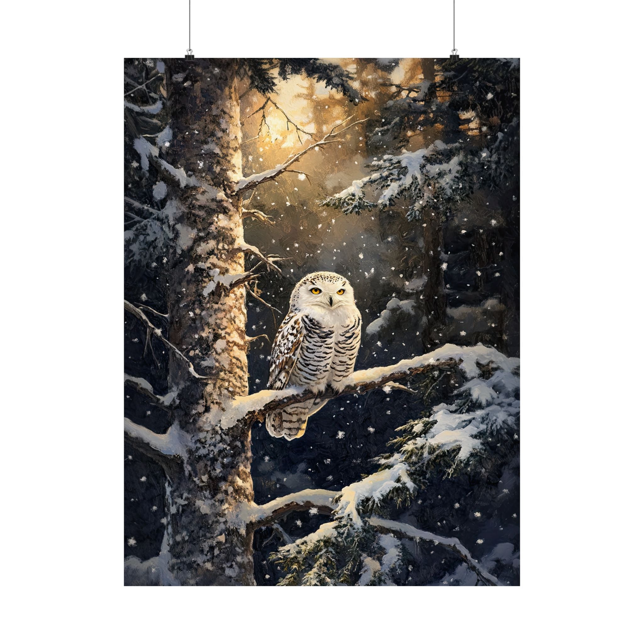 Silent Gaze Snow Owl