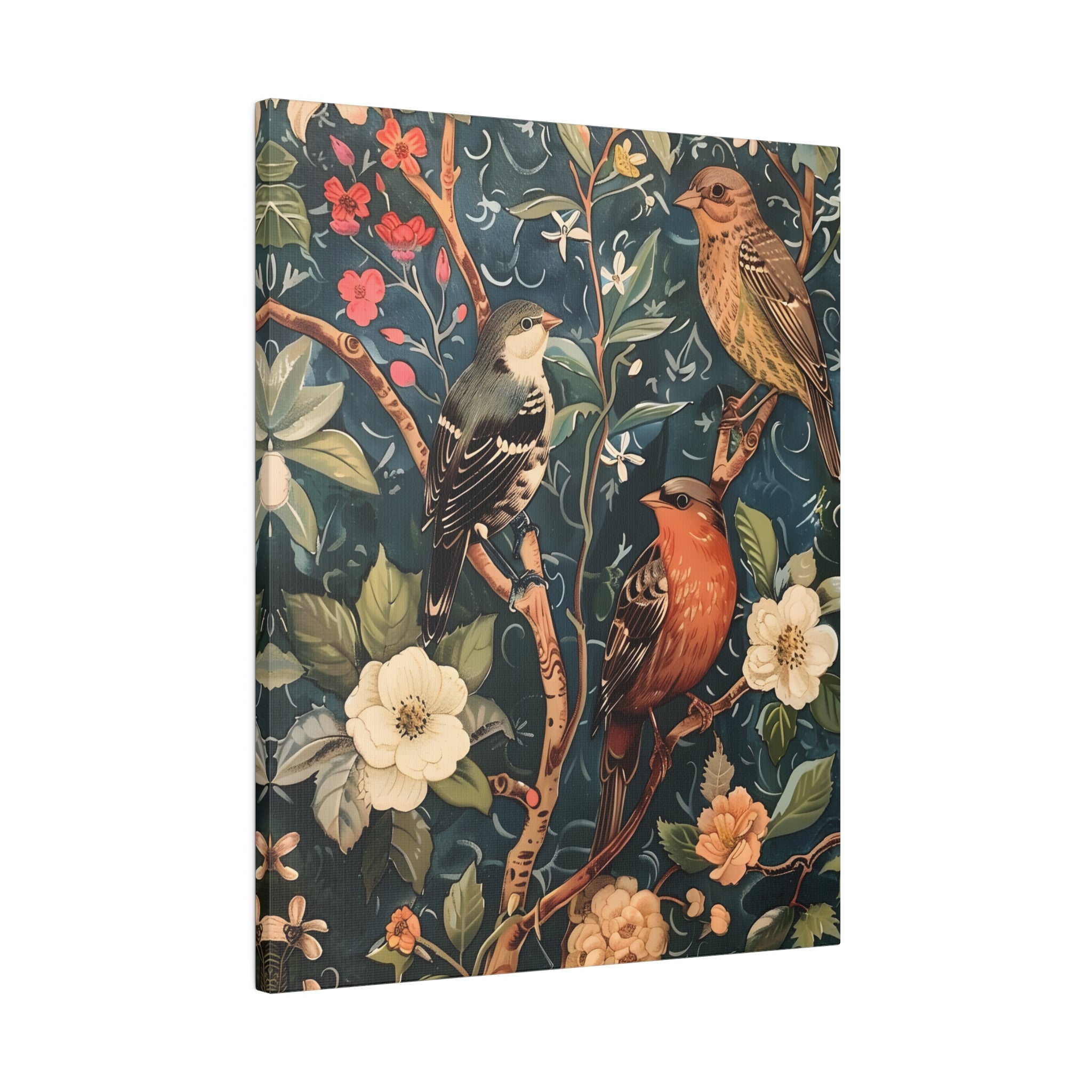 .75" Matte Canvas - Robin and Sparrow Symphony