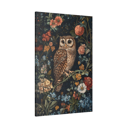 .75&quot; Matte Canvas - Guardian of the Floral Night