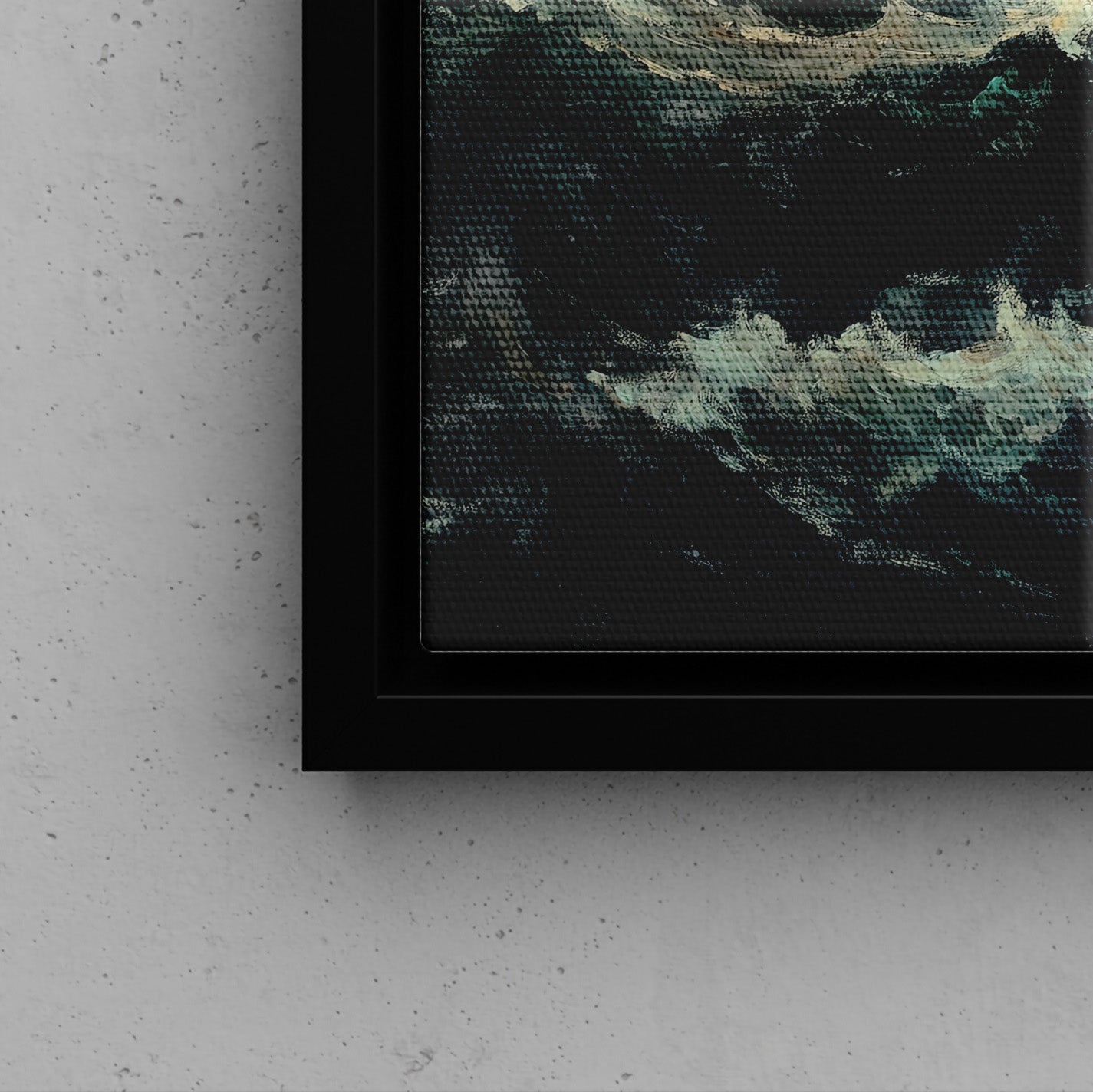 Framed Canvas - Stormy Voyage Sailing Ship
