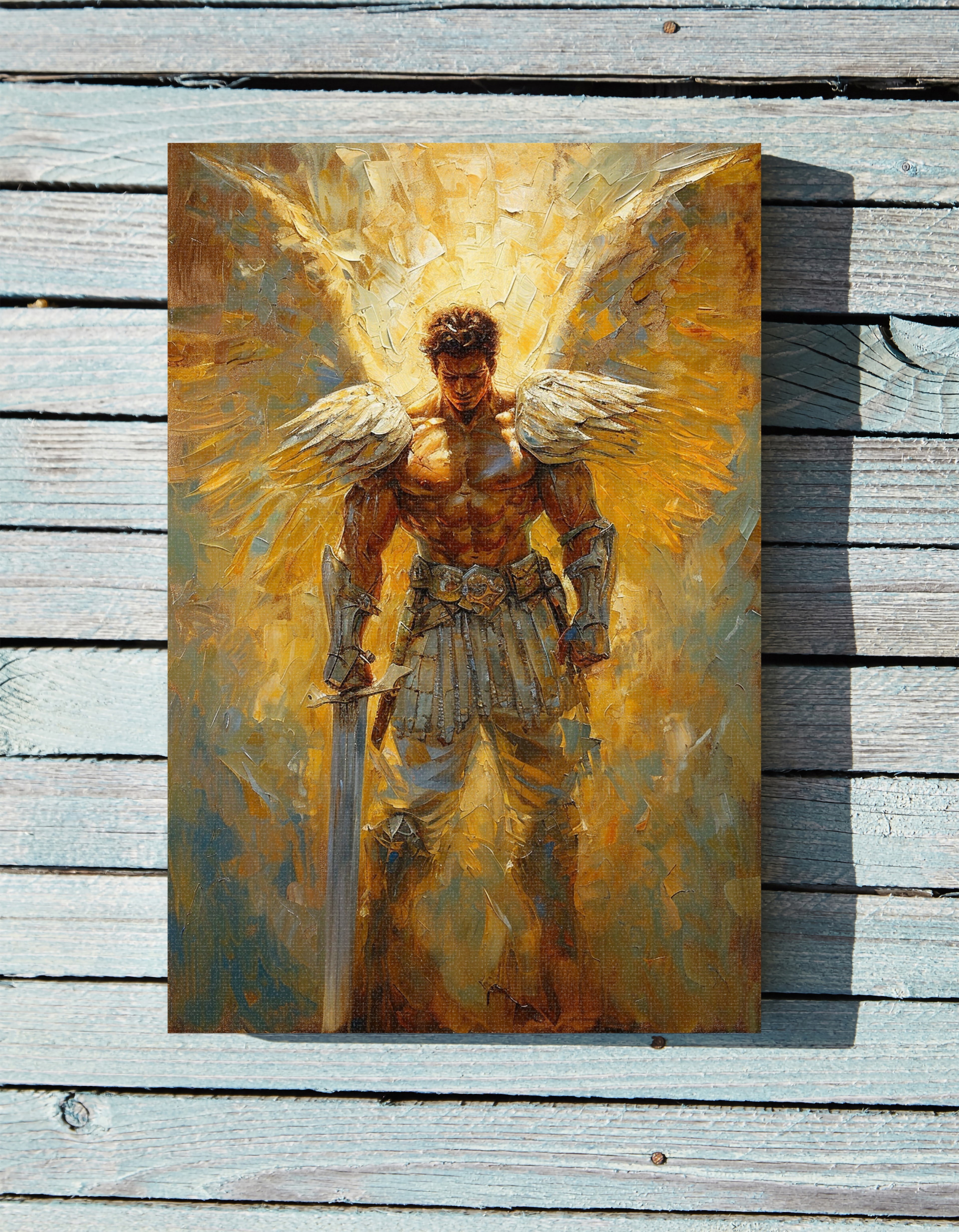 .75&quot; Matte Canvas - Celestial Warrior&