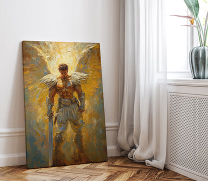 .75&quot; Matte Canvas - Celestial Warrior&