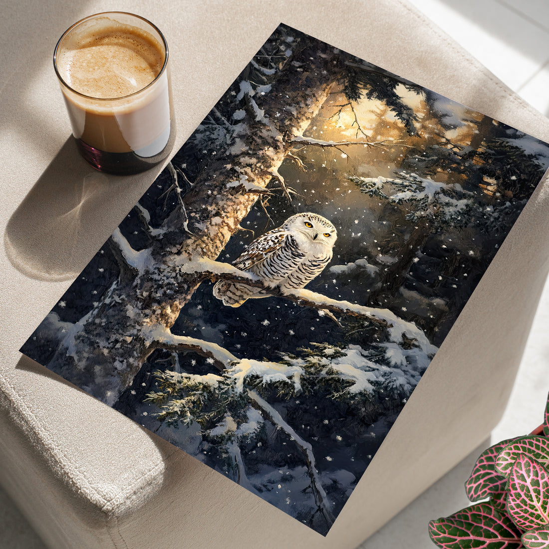 Silent Gaze Snow Owl