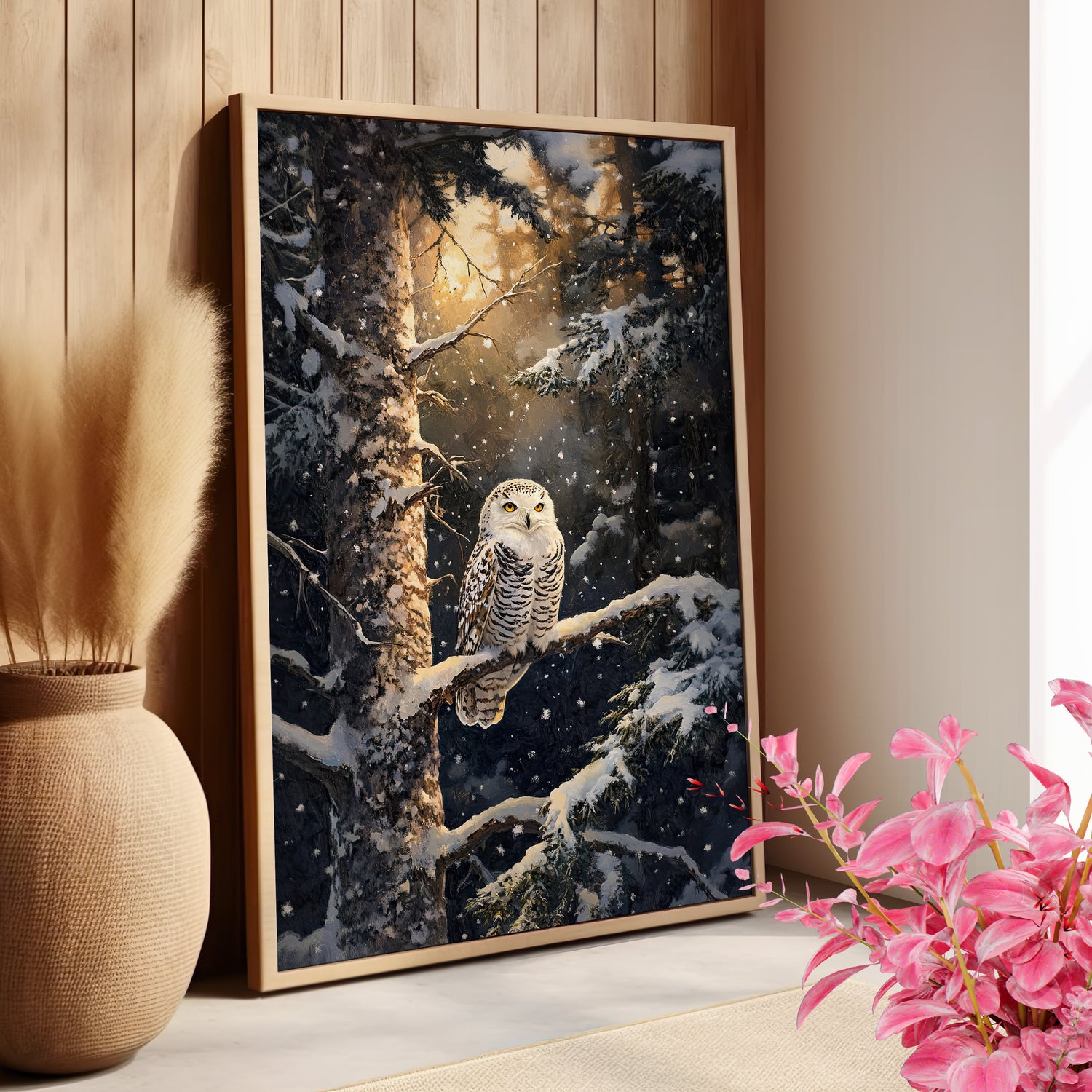 Silent Gaze Snow Owl