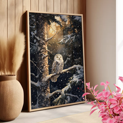 Silent Gaze Snow Owl
