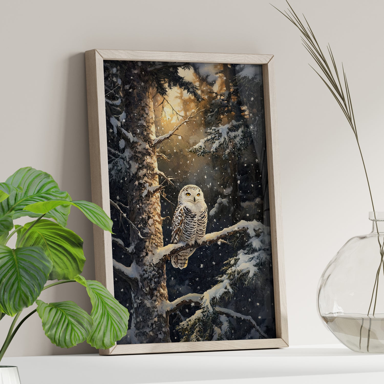 Silent Gaze Snow Owl