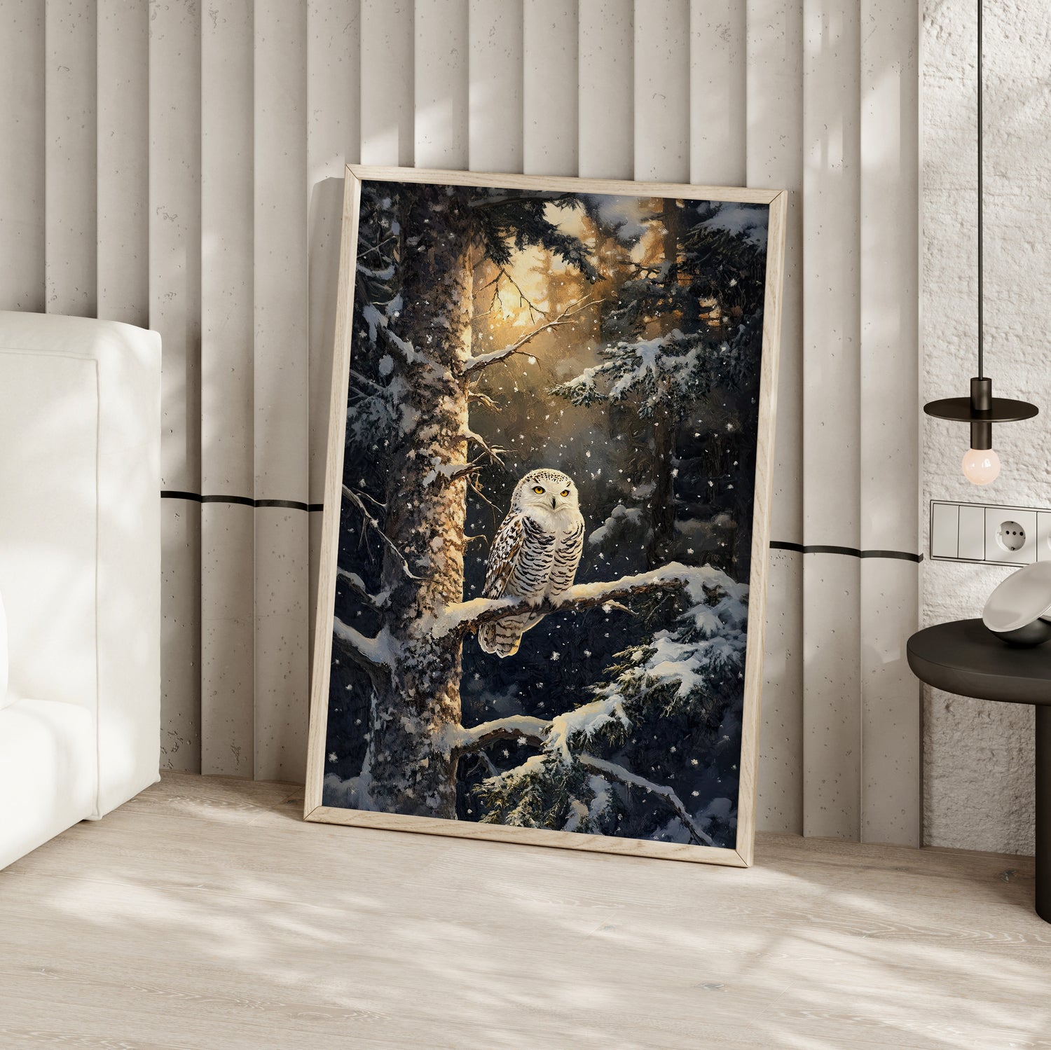 Silent Gaze Snow Owl