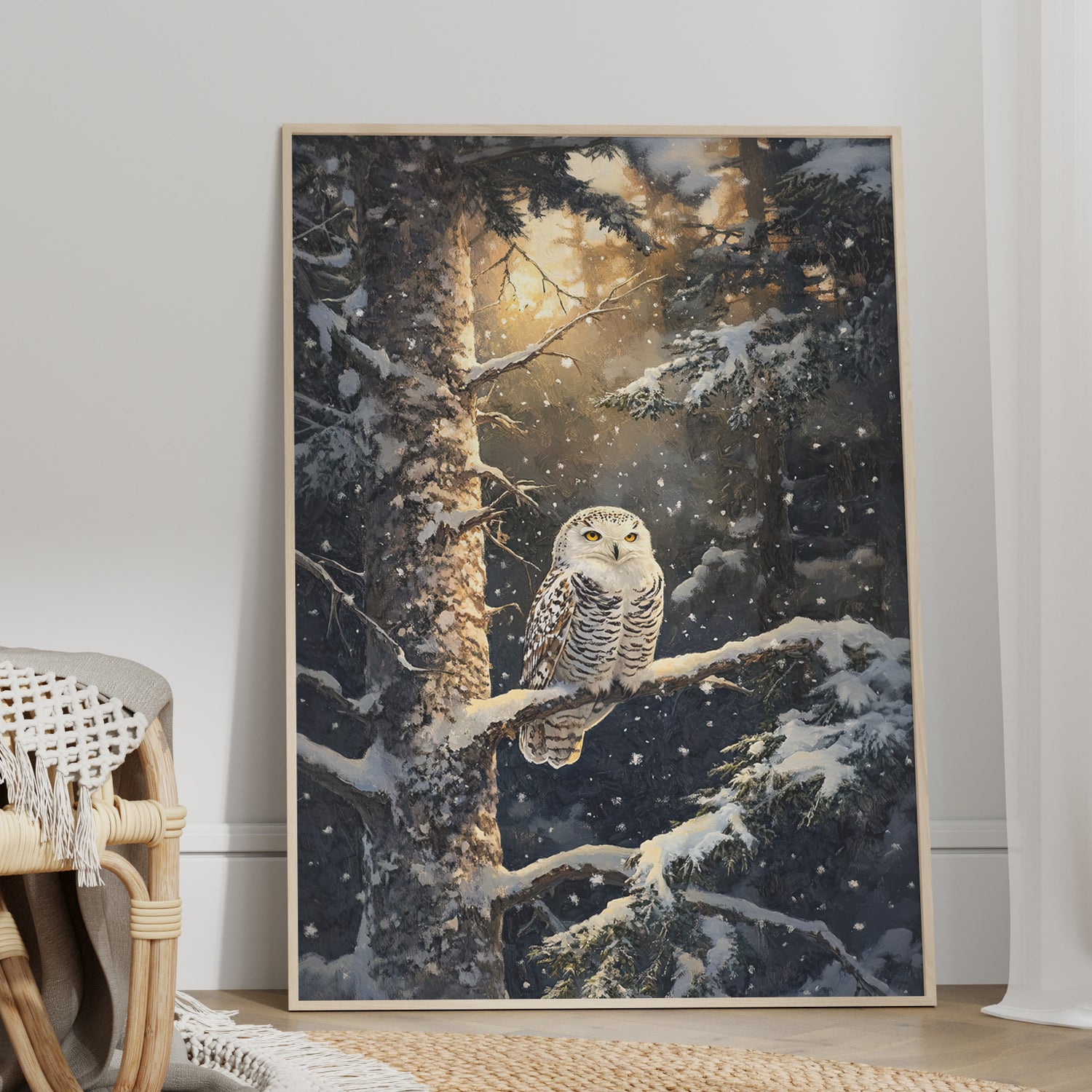 Silent Gaze Snow Owl