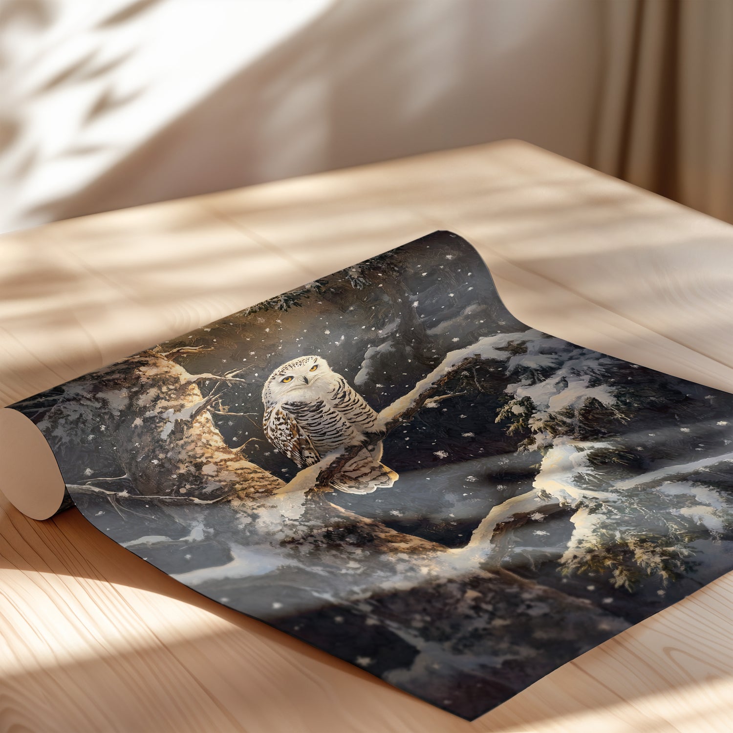 Silent Gaze Snow Owl