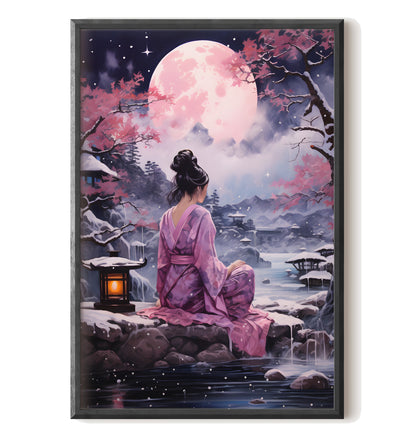 Moonlit Sakura Serenity