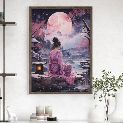 Moonlit Sakura Serenity