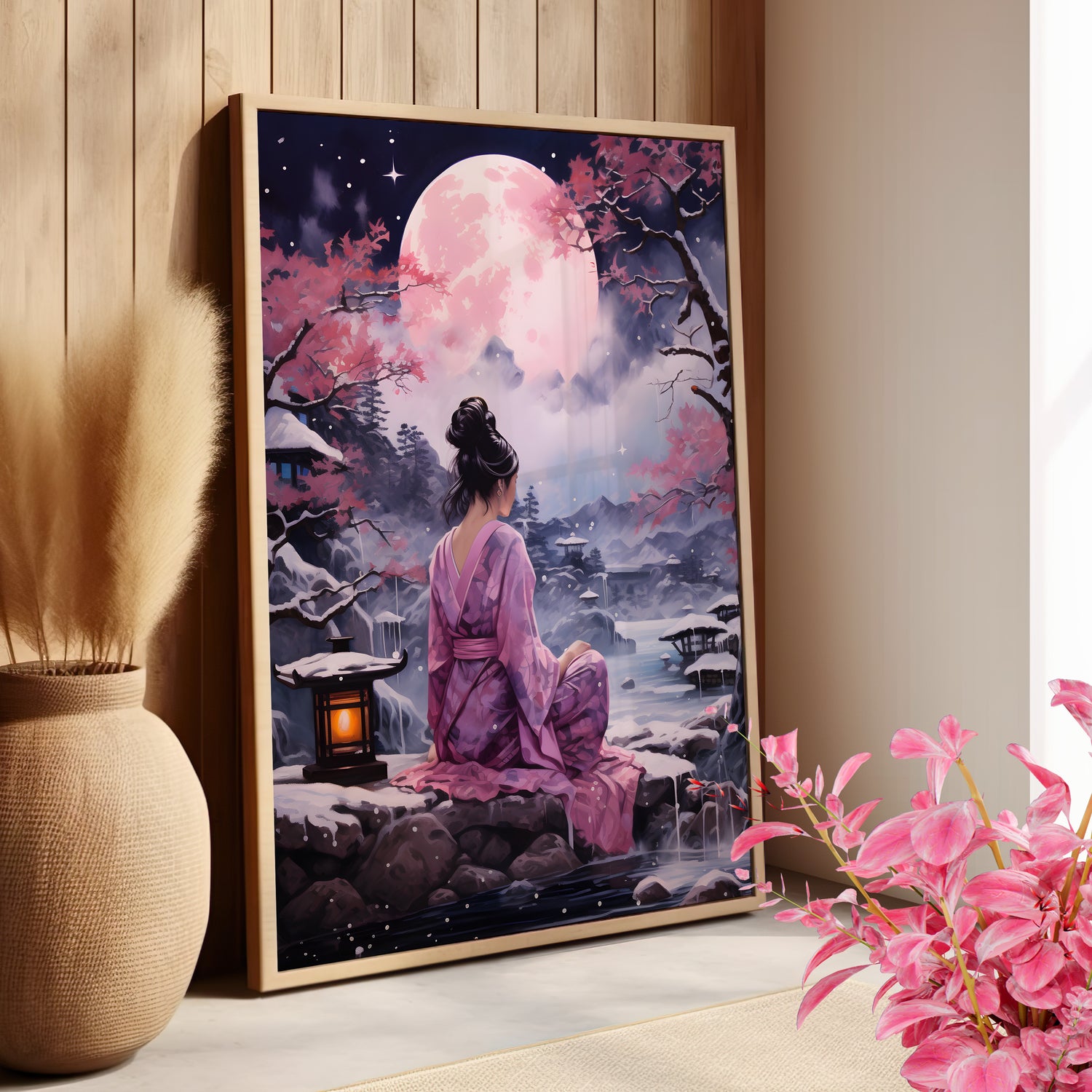 Moonlit Sakura Serenity