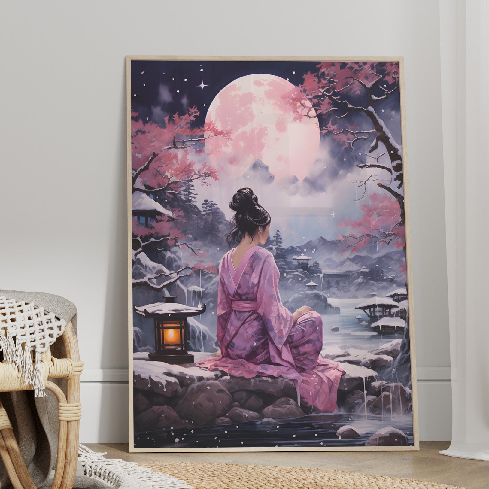 Moonlit Sakura Serenity