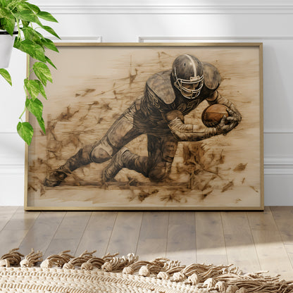 Rustic Quarterback Dive