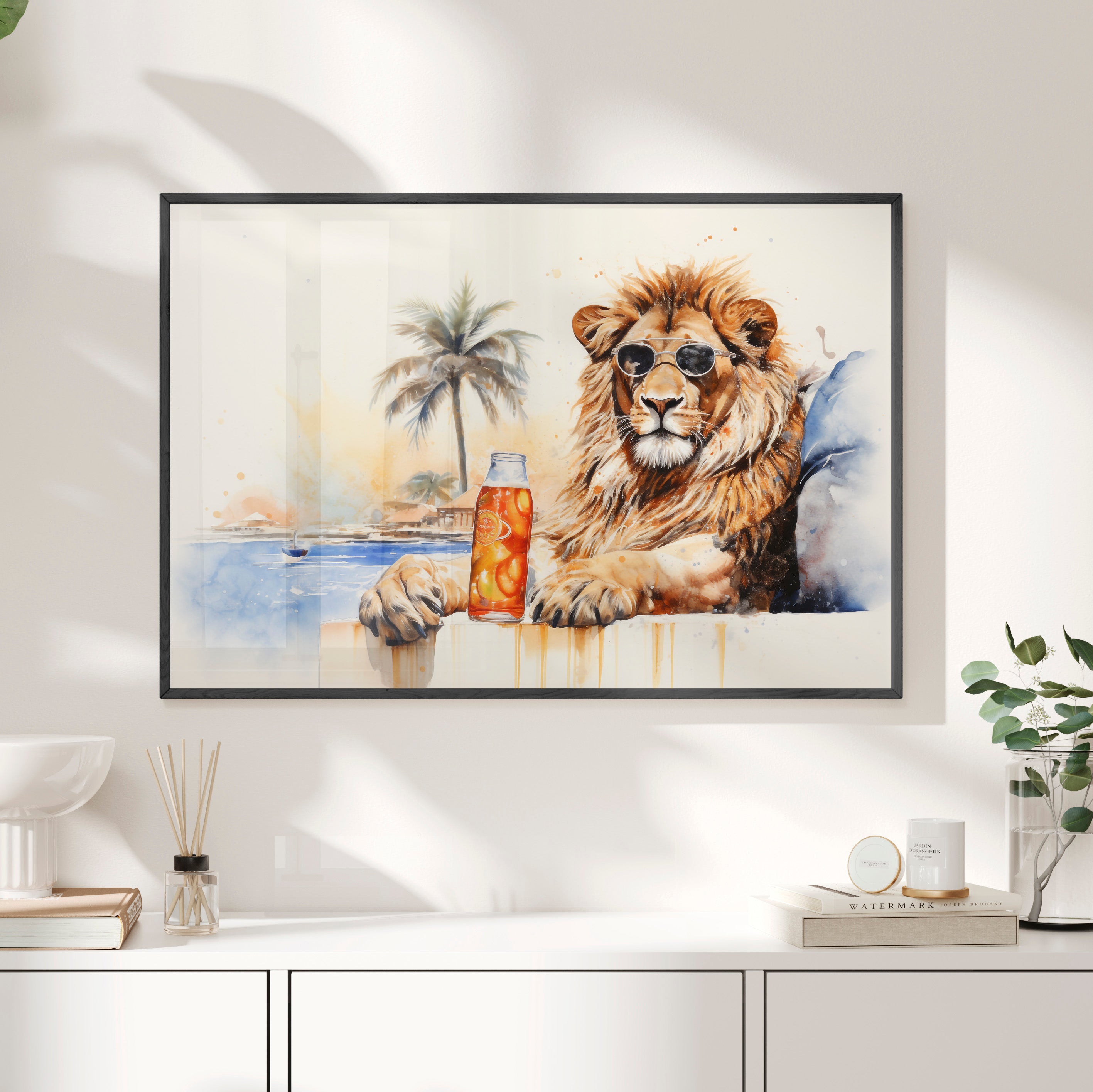 Framed Paper Print -  Beach King&