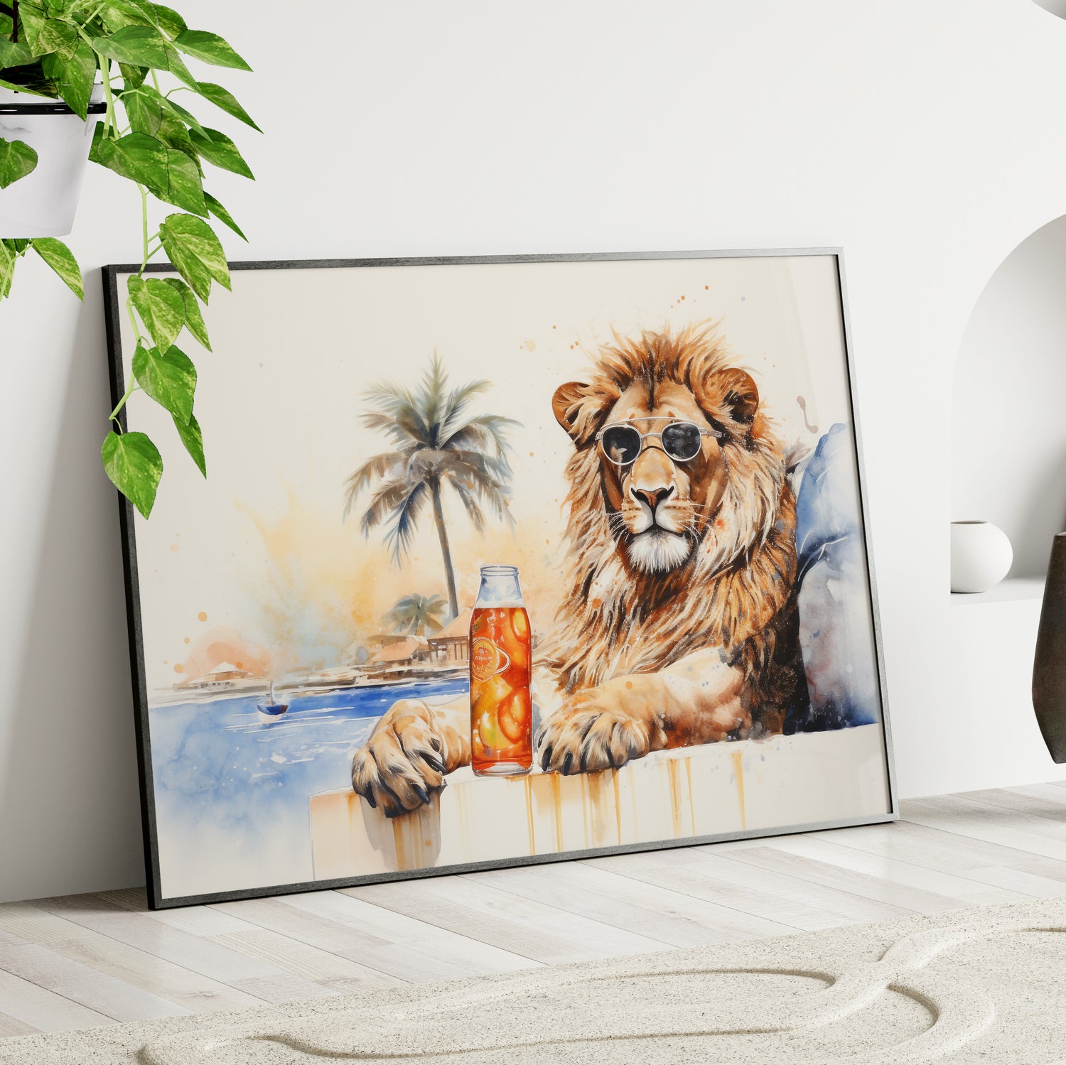 Framed Paper Print -  Beach King&