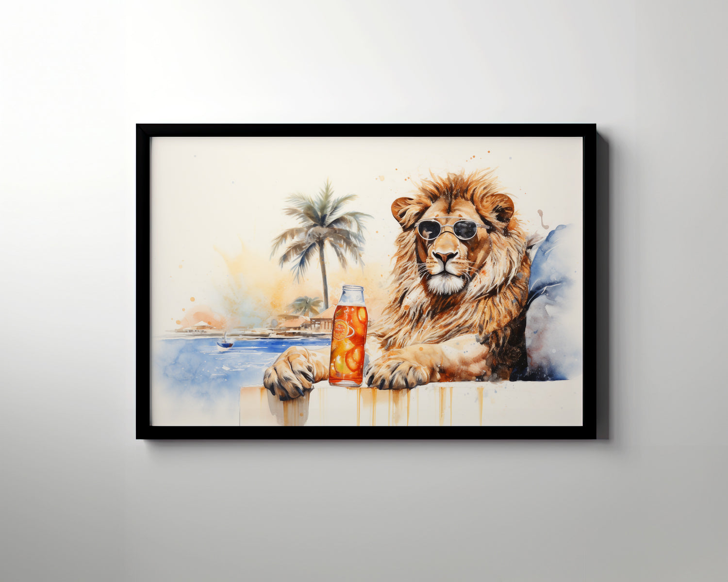 Framed Paper Print -  Beach King&