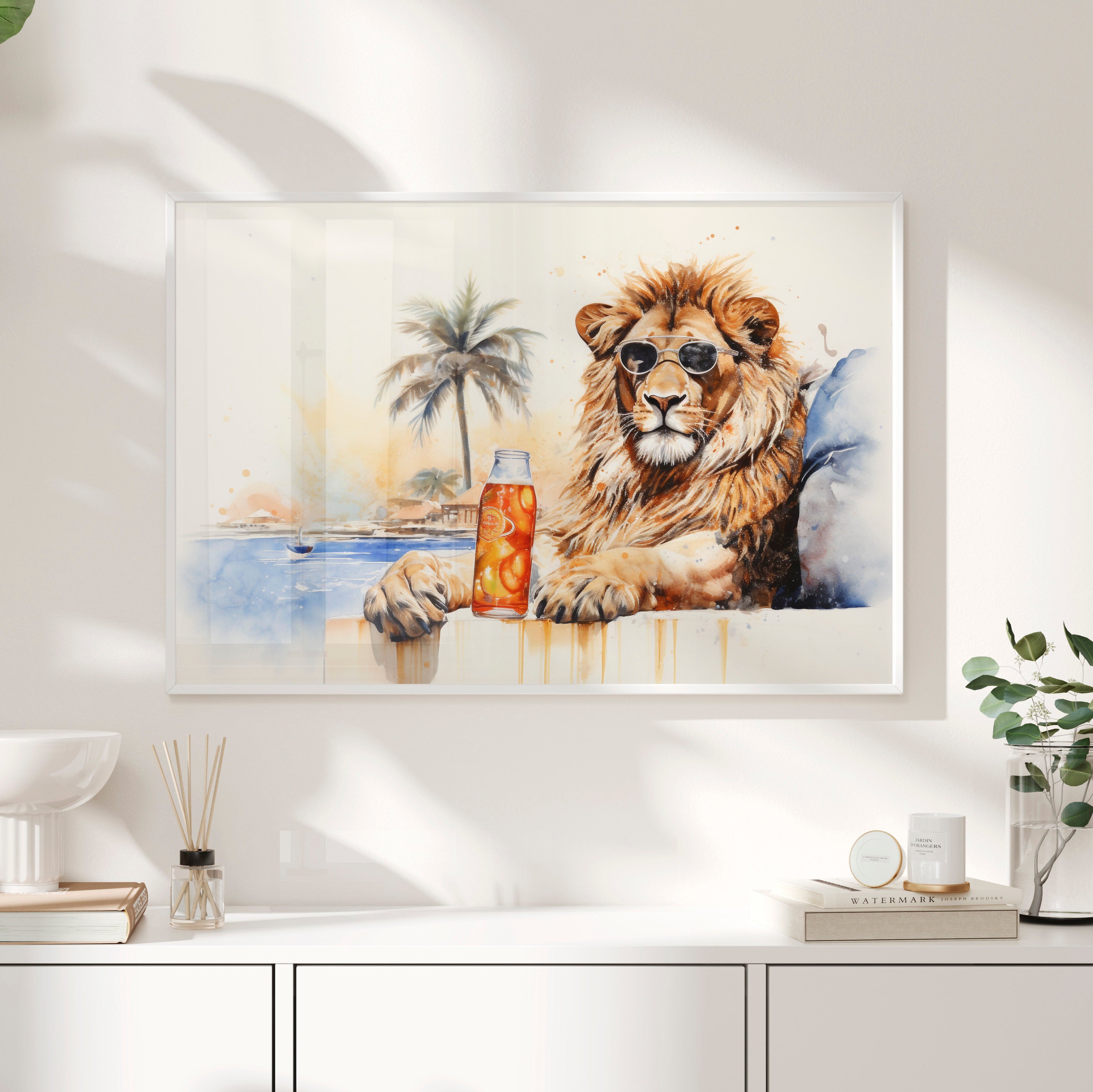 Framed Paper Print -  Beach King&