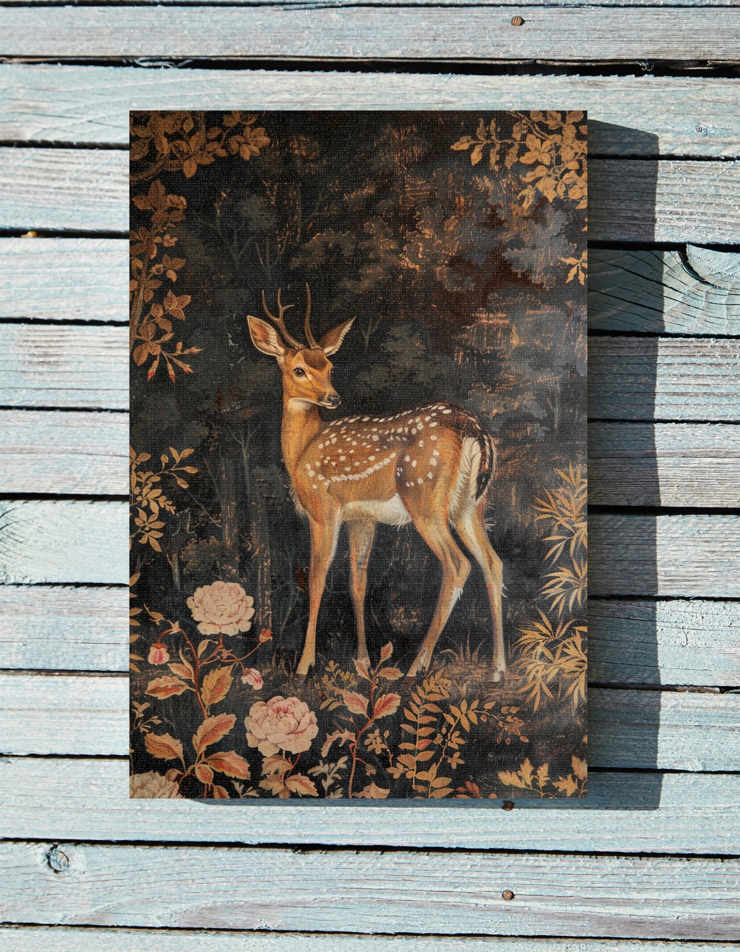 .75&quot; Matte Canvas - Enchanted Forest Doe