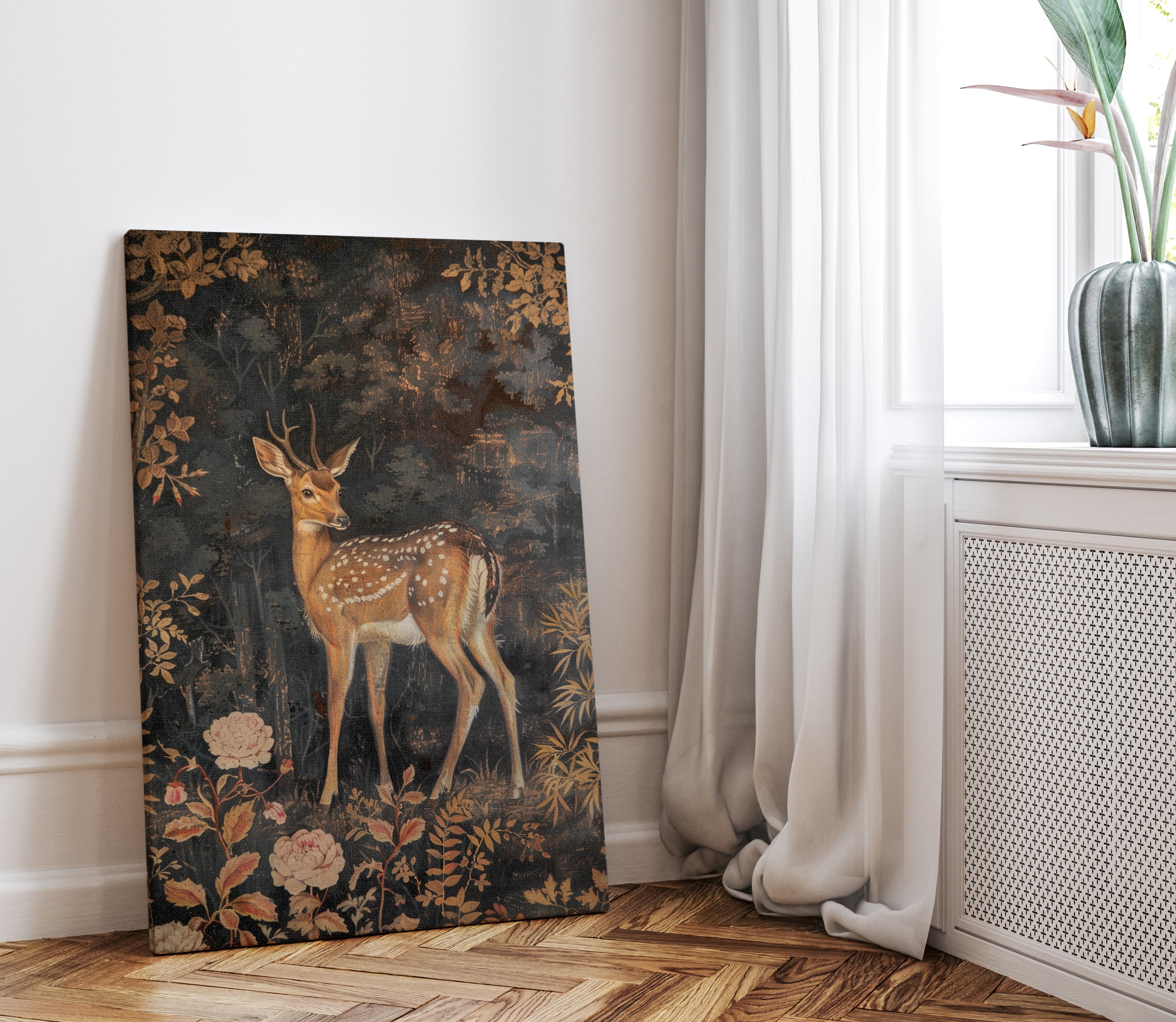 .75&quot; Matte Canvas - Enchanted Forest Doe