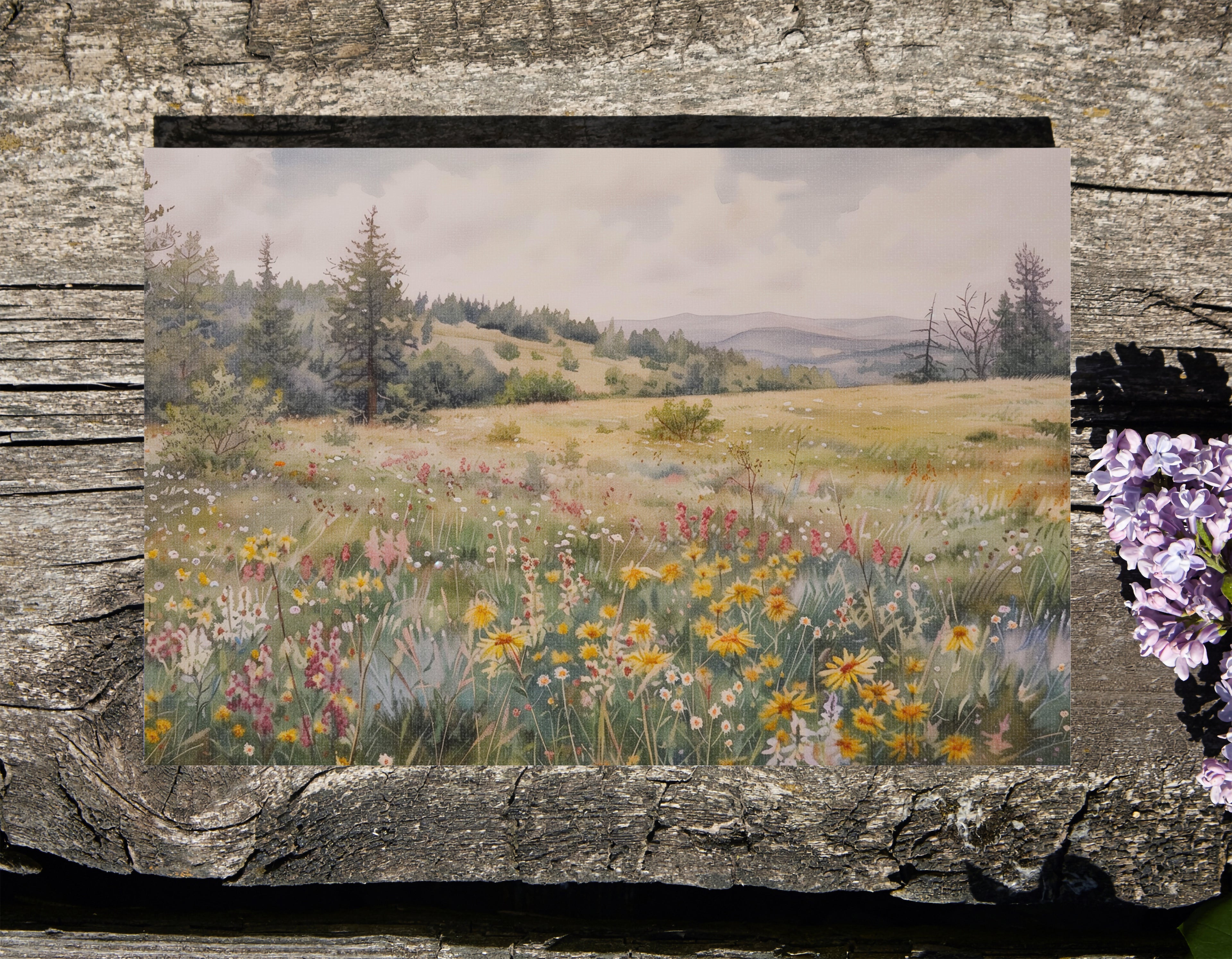 .75&quot; Matte Canvas - Meadow&