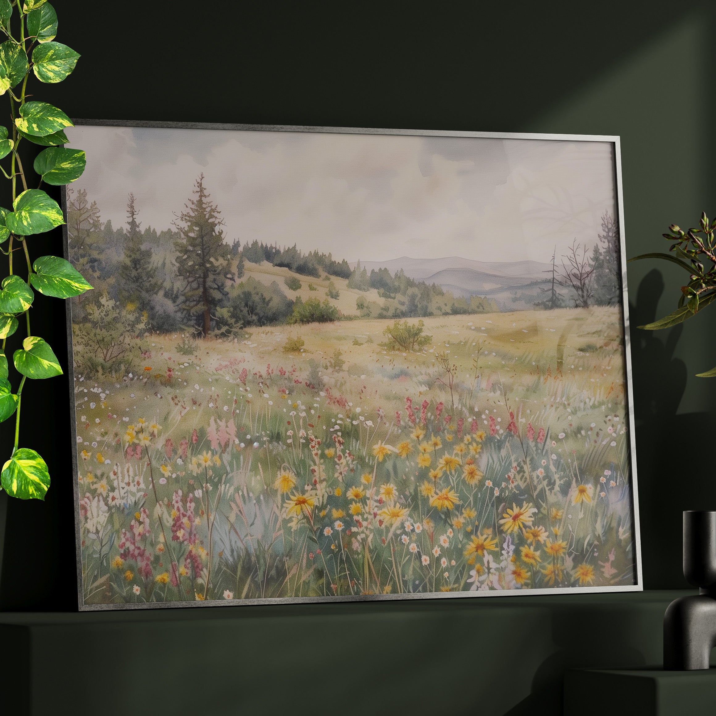 Framed Paper Print - Meadow&